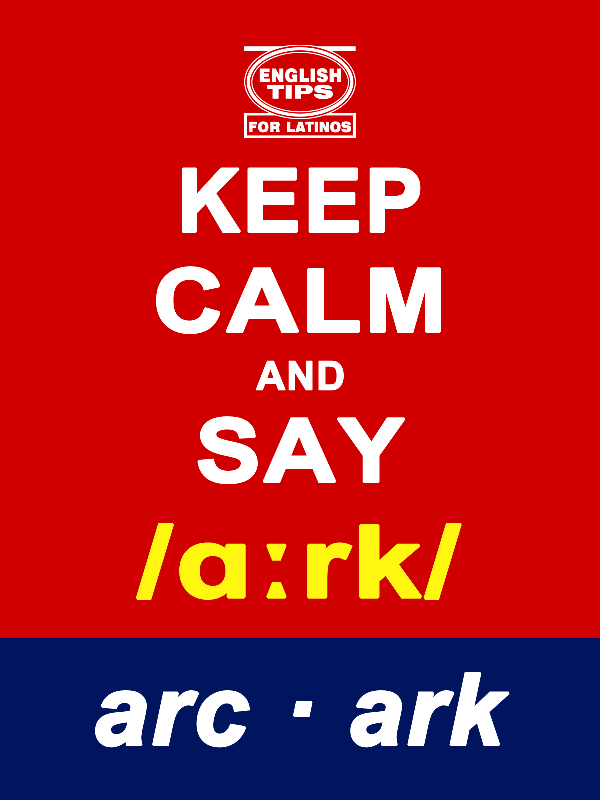 homofonos: arc - ark