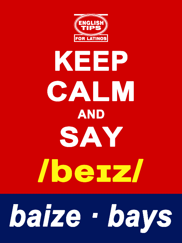 homofonos: baize - bays