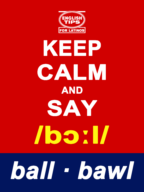 homofonos: ball - bawl