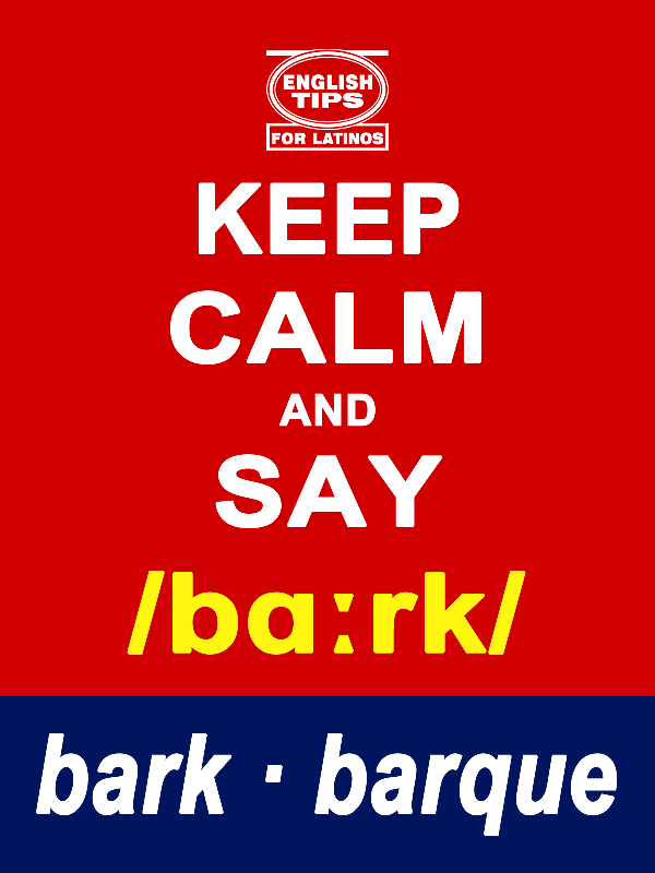 homofonos: bark - barque