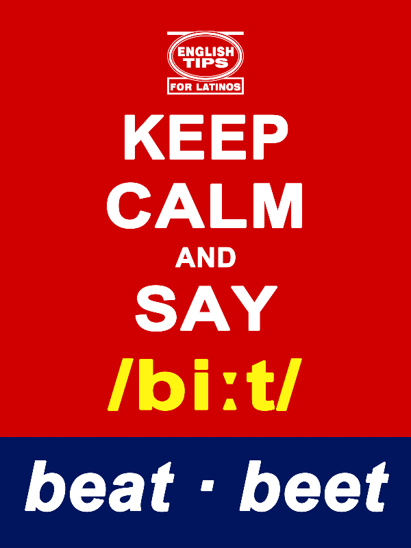 homofonos: beat - beet
