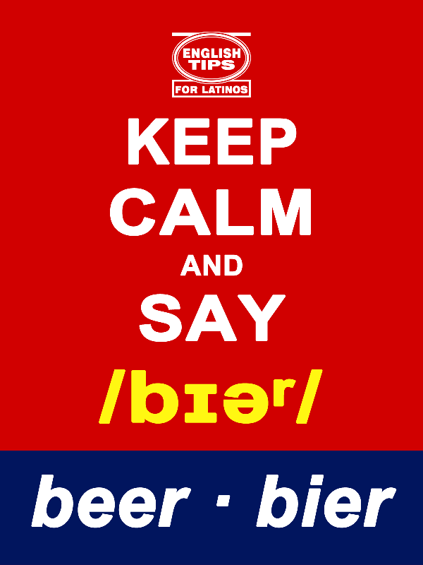 homofonos: beer - bier