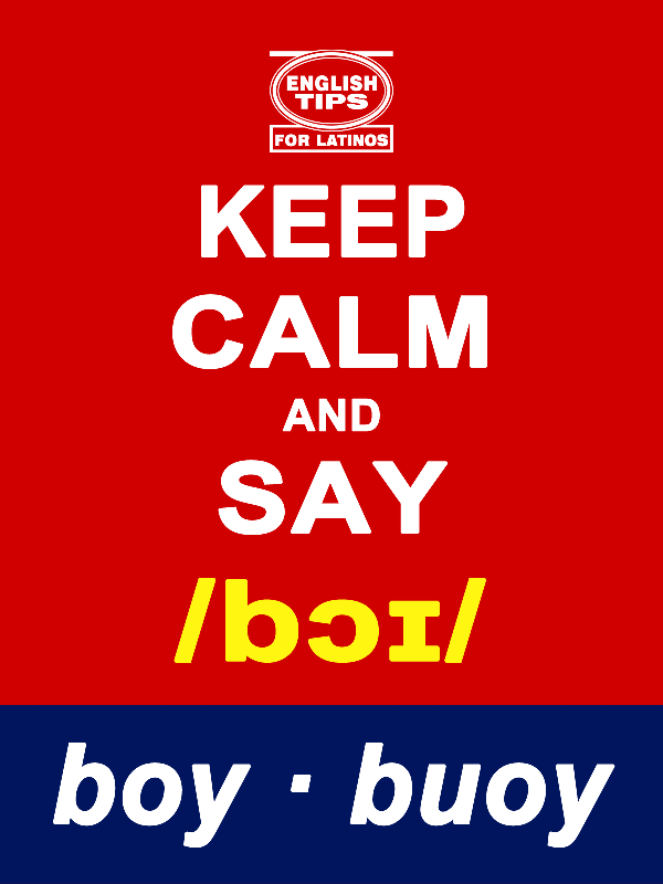 homofonos: boy - buoy