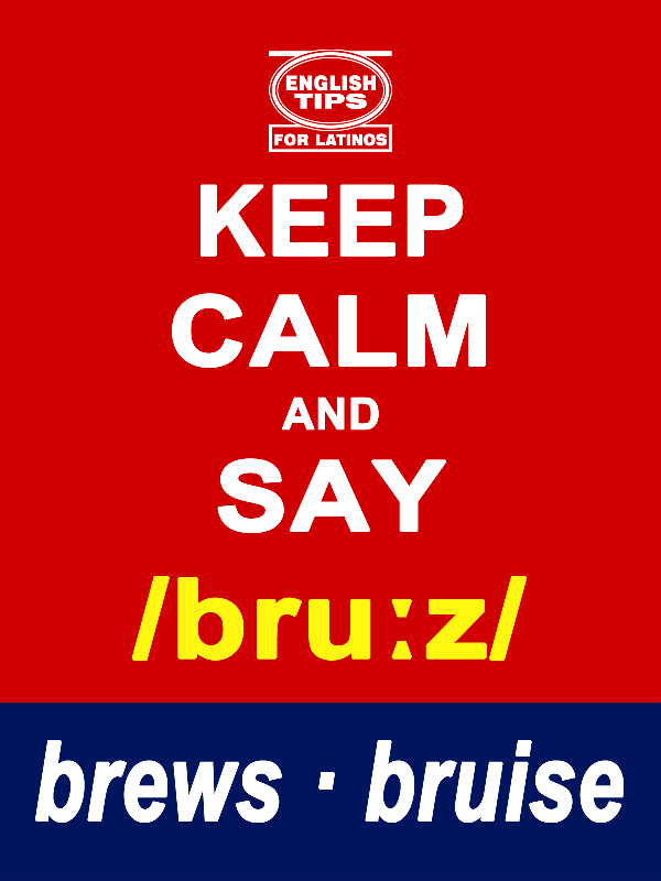 homofonos: brews - bruise