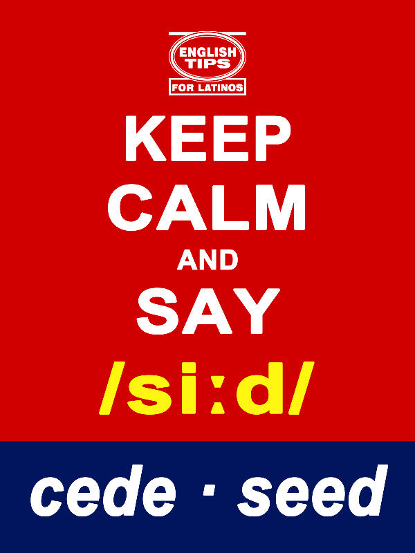 homofonos: cede - seed