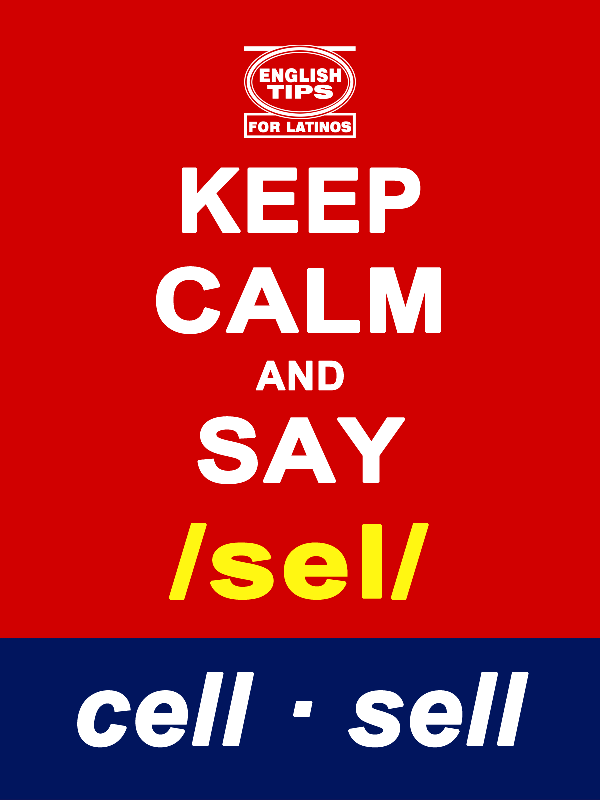 homofonos: cell - sell