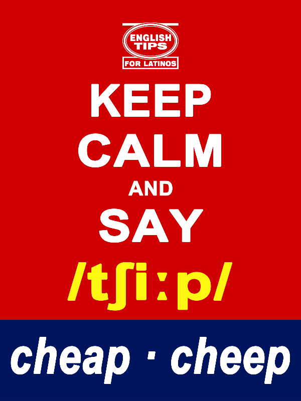 homofonos: cheap - cheep