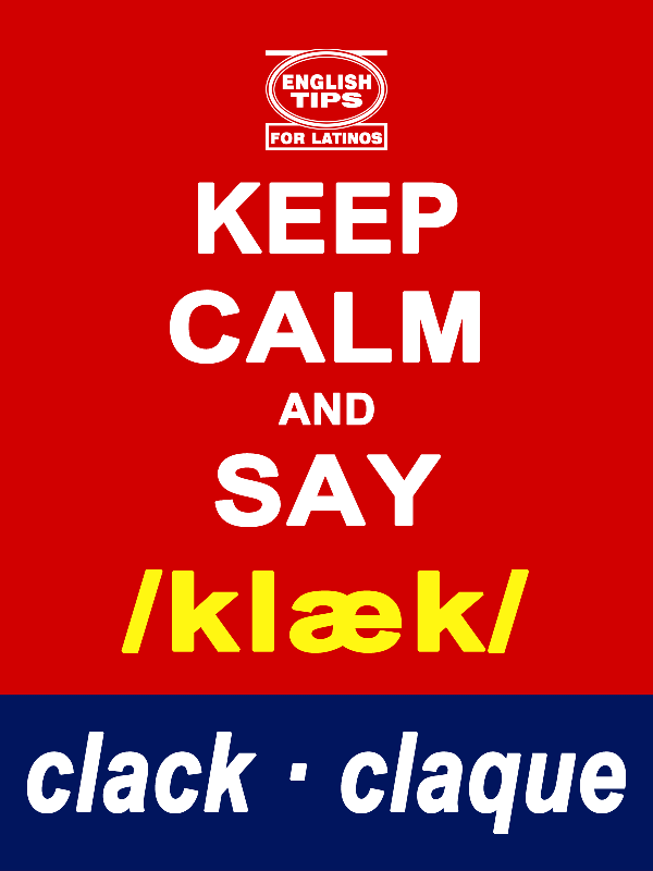 homofonos: clack - claque